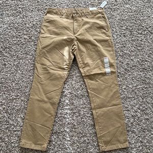 Old Navy Khaki Pants Slim Fit 36x32 Built-in Flex NWT